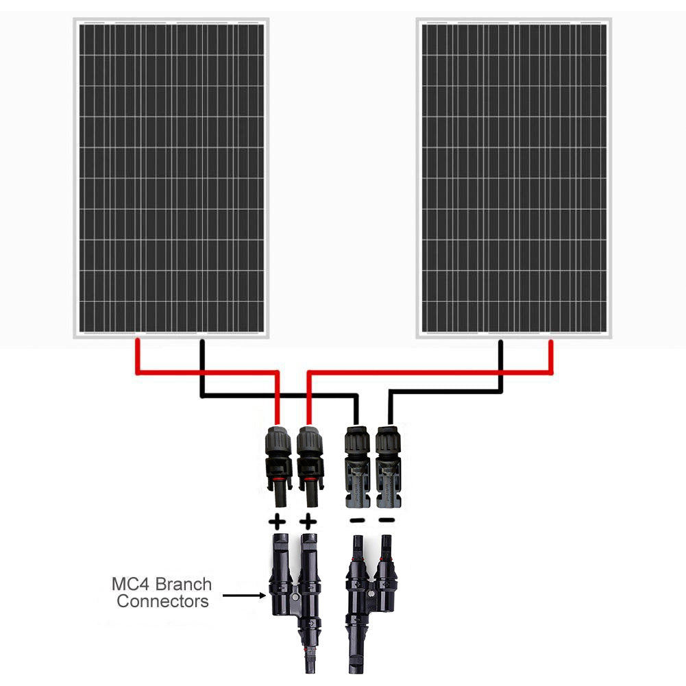 ACOPWER 1 Pair Solar Panel PV T/Y Connectors-5