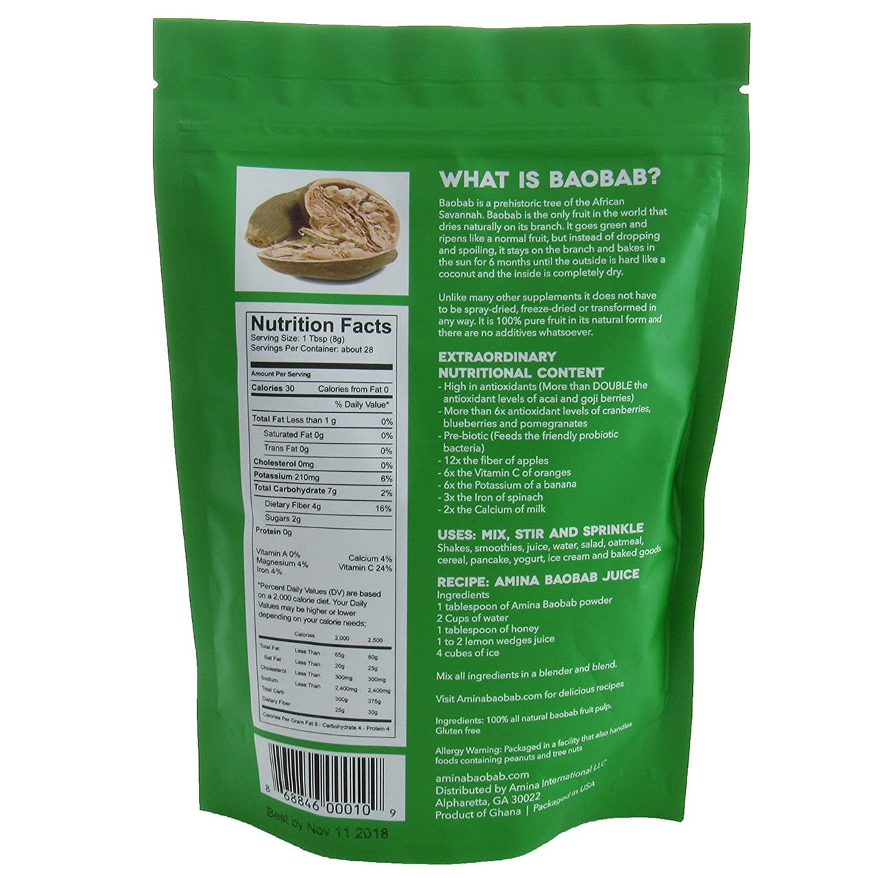 OG1 AMINA BAOBAB POWDER ( 6 X 8 OZ   )-1