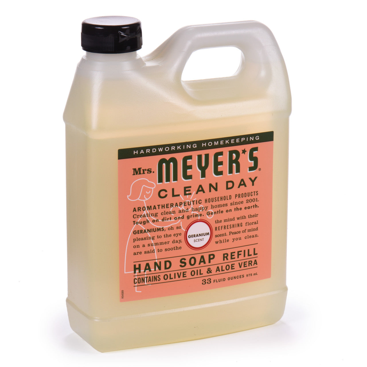 Mrs Meyers Liquid Hand Sp Refil Ger (6x33OZ )-1