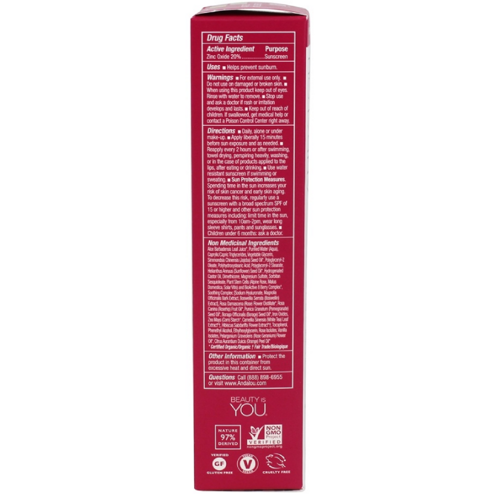 Andalou Naturals 1000 Roses CC Nude SPF 30 (1x2 OZ)-1