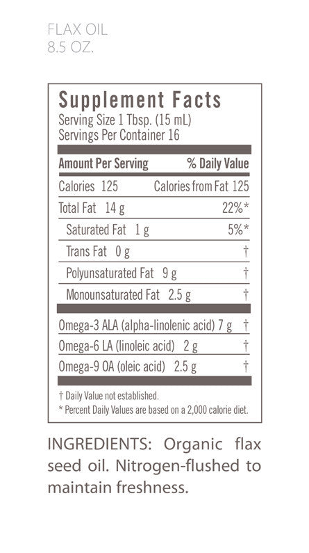 OG2 FLORA FLAX OIL ( 1 X 8.5 OZ   )-1