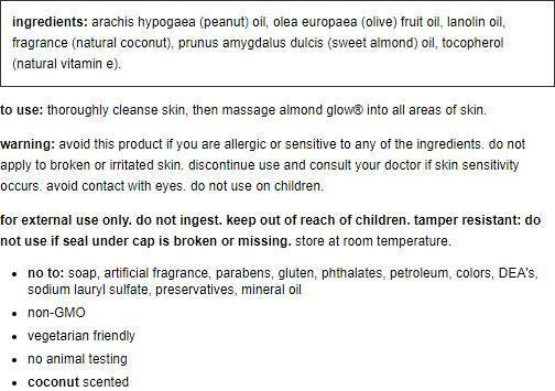 Home Health Almond Glow Lotion Coconut (1x8 Oz)-1