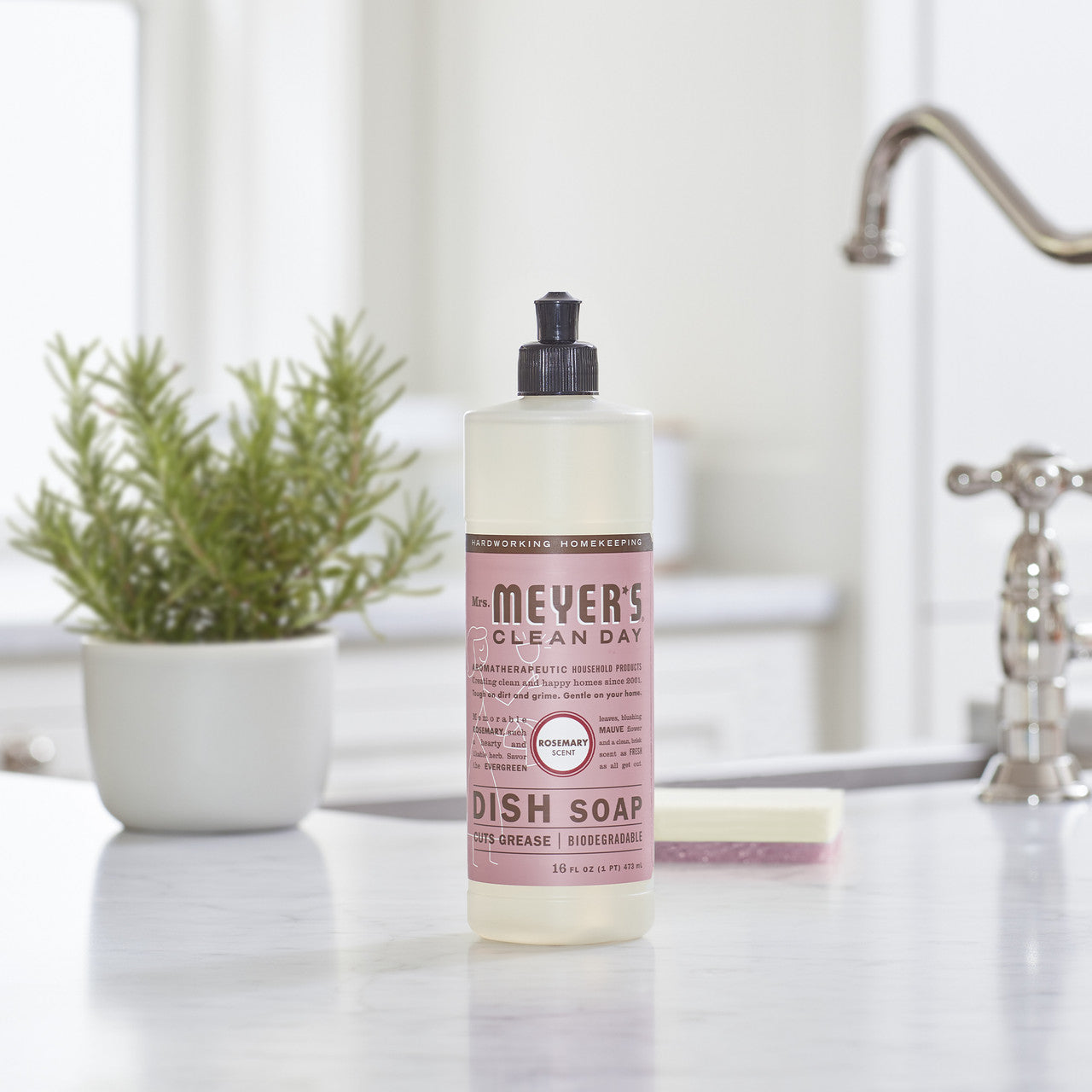 Mrs. Meyers Clean Day Liquid, Rosemary (6x16 Oz)-6