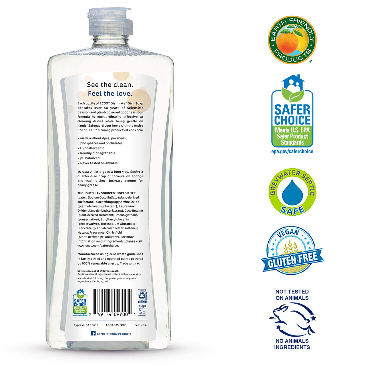 Earth Friendly Almond Dishmate (1x25 Oz)-2