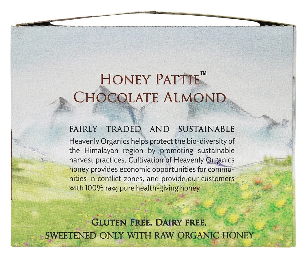 Heavenly Organics Chocolate Almond Honey Patty (16x1.2OZ )-4