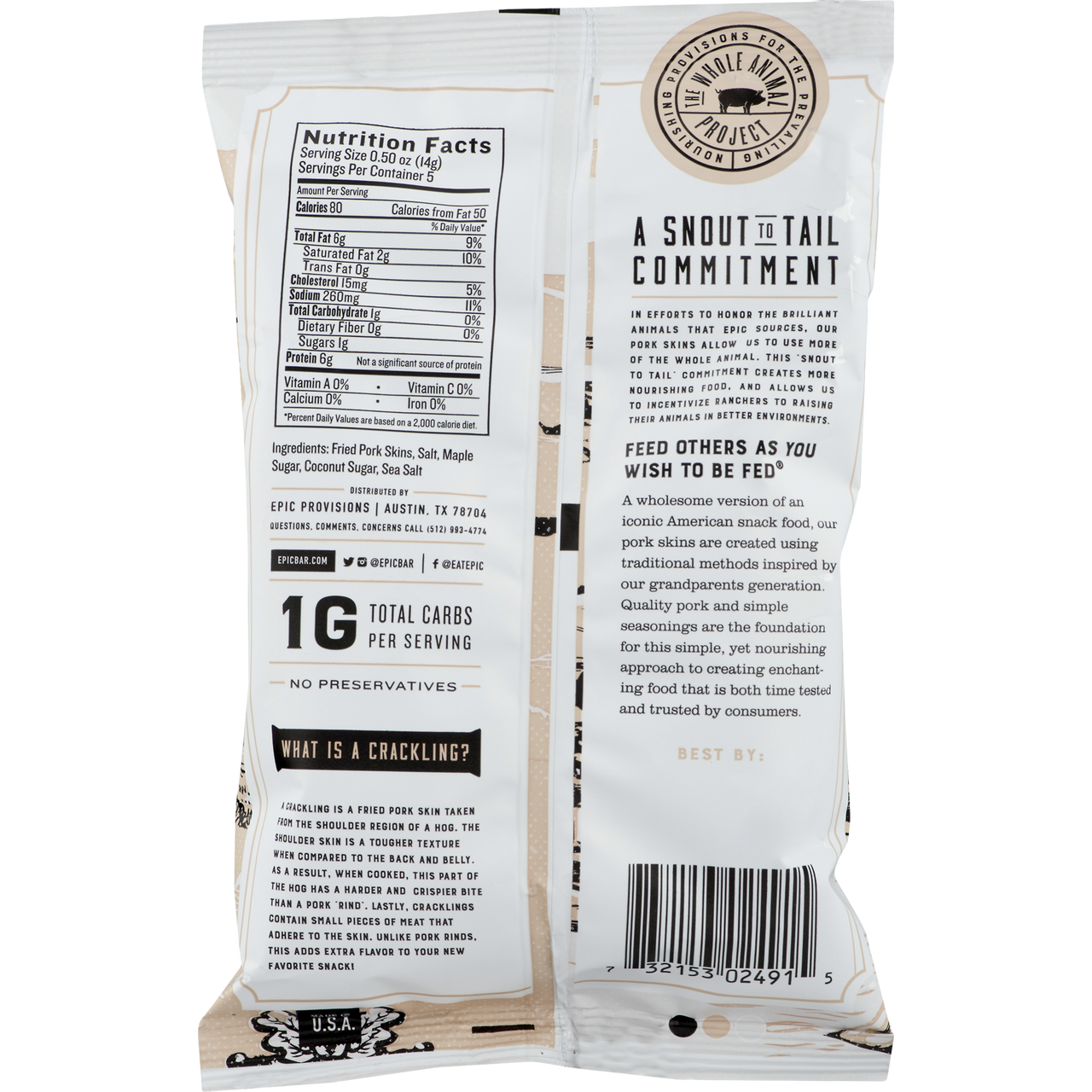 EPIC PORK CRKLNG MPL BCN ( 12 X 2.5 OZ   )-4