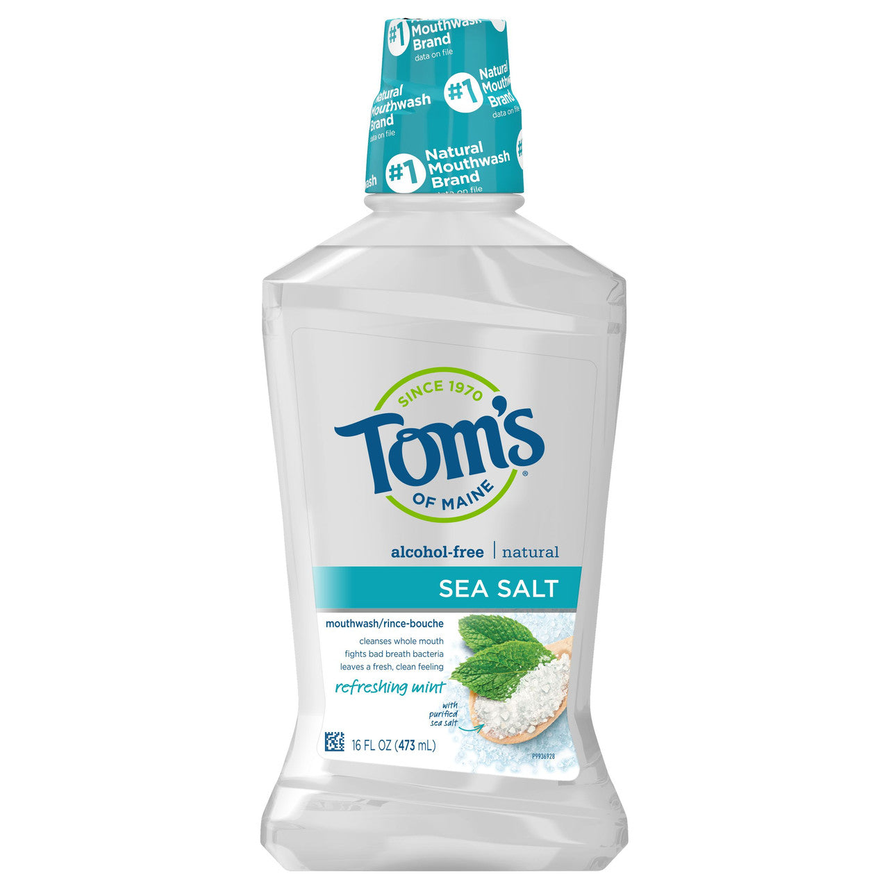 TOMS MINT SSALT MTHWSH ( 1 X 16 OZ   )-0