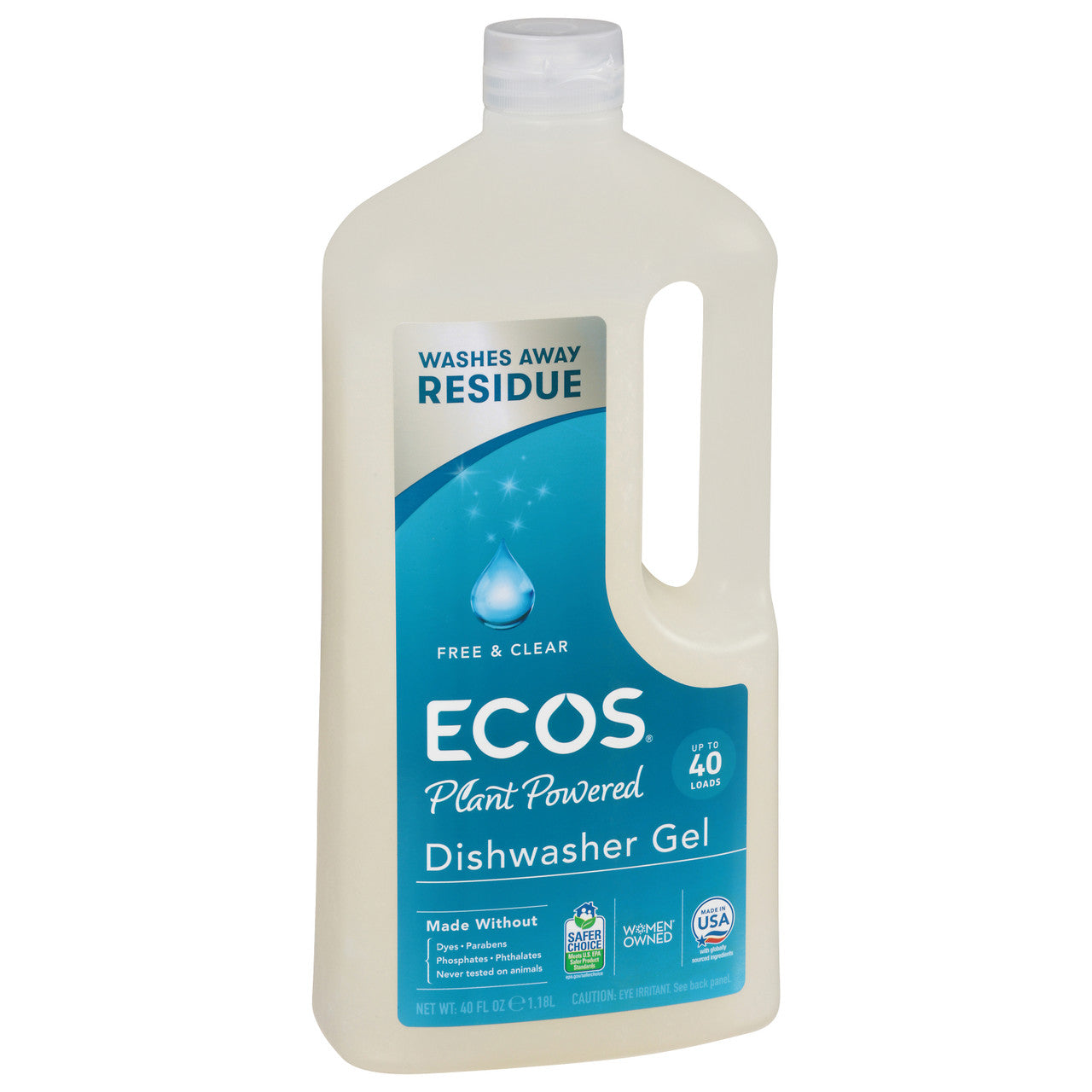 Earth Friendly Auto-Dishwashing Gel Free & Clear (8x40 Oz)-2