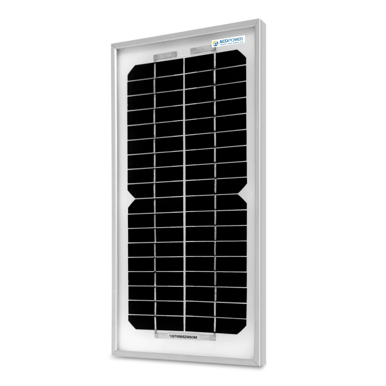 ACOPower 5 Watt Mono Solar Panel for 12V Battery Charging-0