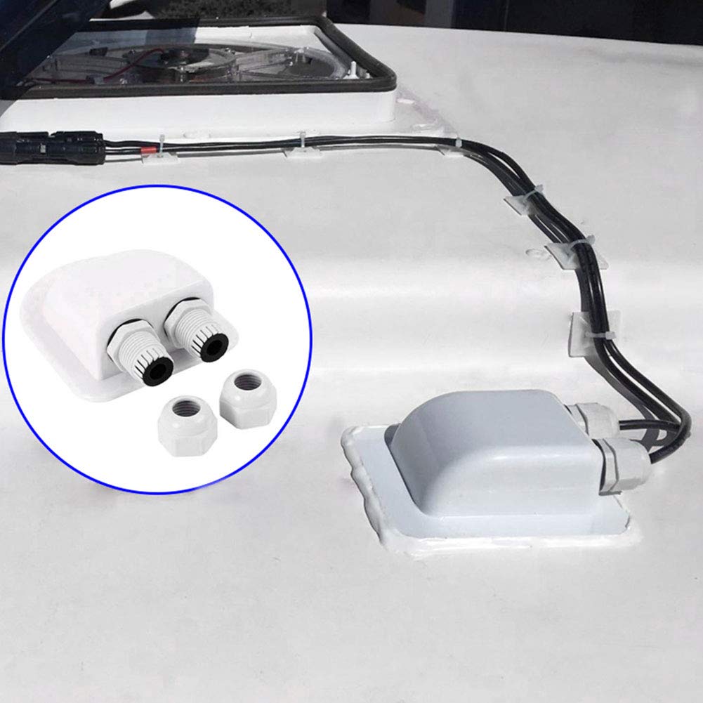 ACOPOWER Waterproof Cable Entry Gland Box for RV, Boats, Caravans, Marine-4