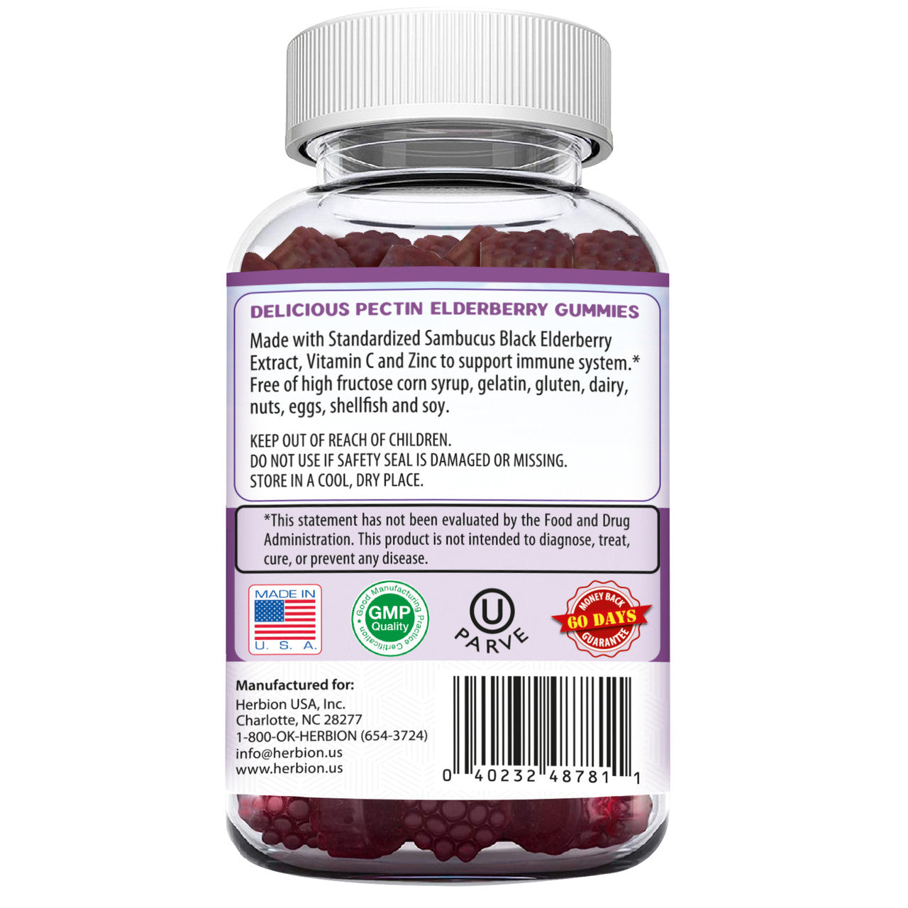 H.N. ELDERBERRY GUMMIES ( 1 X 60 CT )-2
