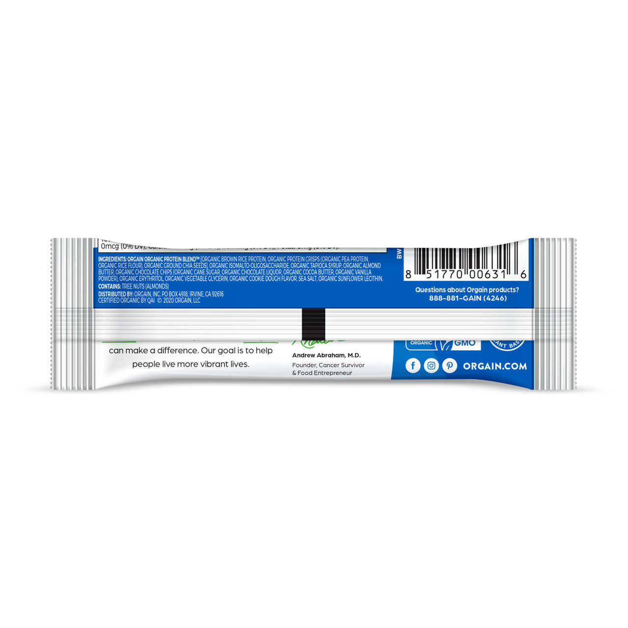 OG2 ORGAIN BAR CKY DGH ( 12 X 1.41 OZ )-6
