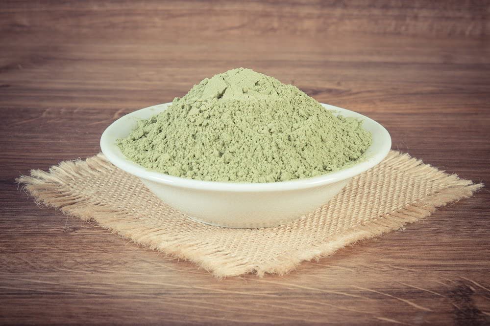 Indian Healing Bentonite Clay Natural Face Mask Powder, 1 Pound (454gm) Jar-1