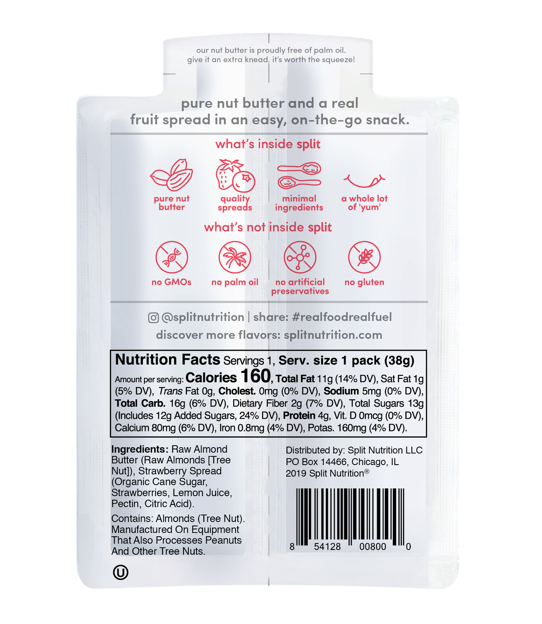 SPLITNUT ALM BTR & STRAW (10x1.34)-1