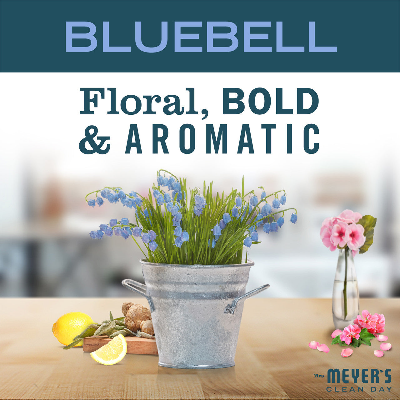 Mrs. Meyers Bluebell Liquid Hand Soap (6x12.5 Oz)-3