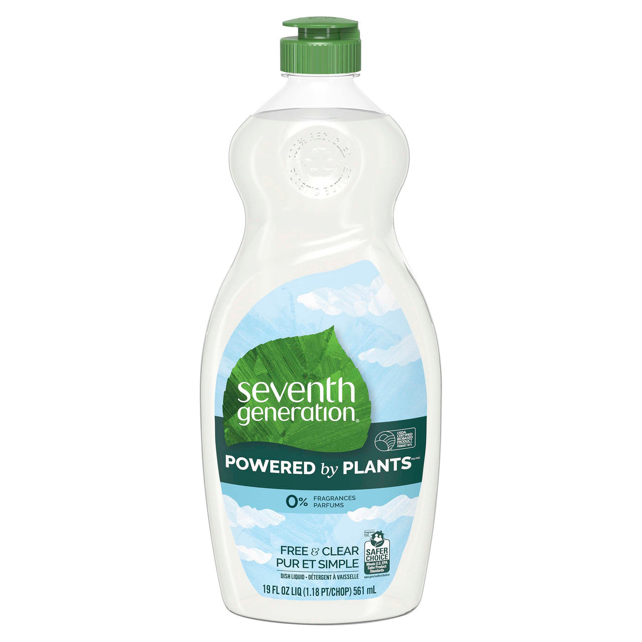 7 GEN DISH LQ FREE/CLEAR ( 6 X 19 OZ   )-0