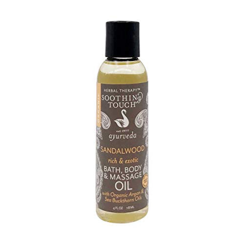 Soothing Touch Bath Body and Massage Oil Sandalwood (1x4 OZ)-1