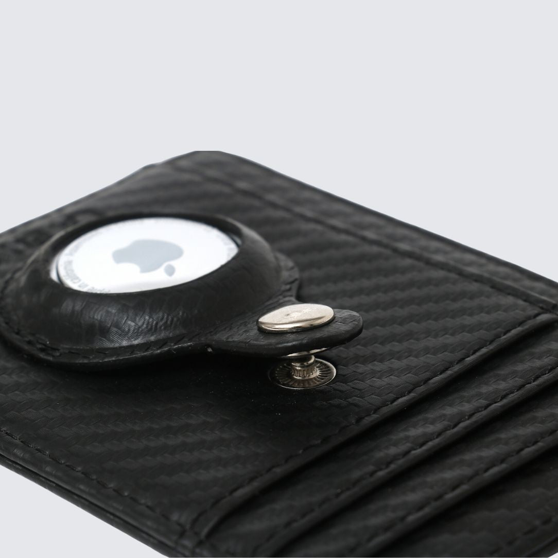 BRADDON Airtag Card Holder I Carbon Black-2