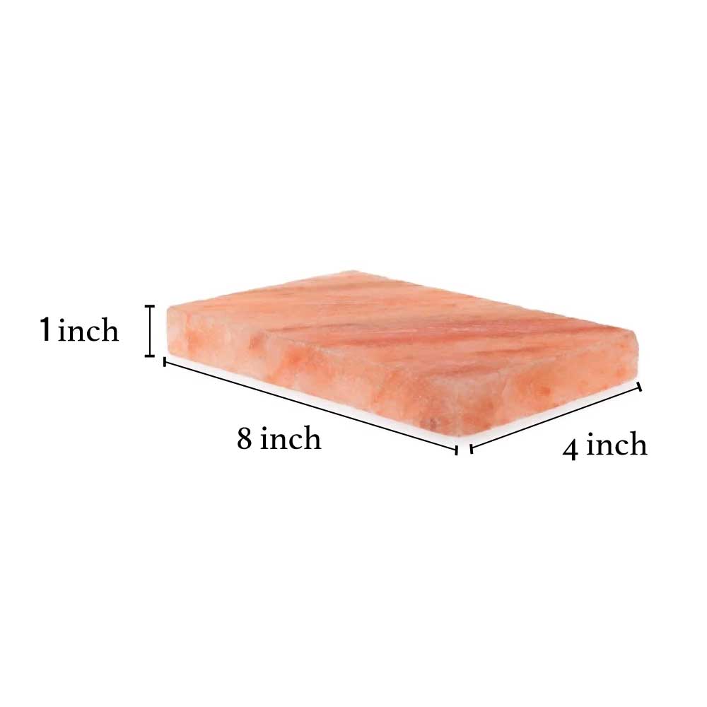 Himalayan Pink Salt Cooking Plate by Pride of India – Serving Plate for Cutting/Grilling – 100% Naturally Occurring Pink Salt/Food Grade – Easy to Use -Grilling Ideas for Kitchen-3