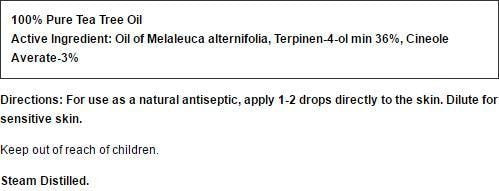 Tea Tree Therapy Pure Tea Tree Oil 15ml (1x.5 Oz)-1