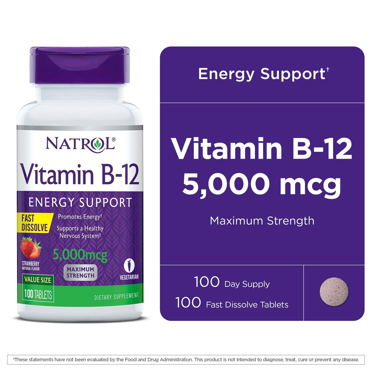 NATROL VIT B12 DSLV 5000 ( 1 X 100 TAB  )-0