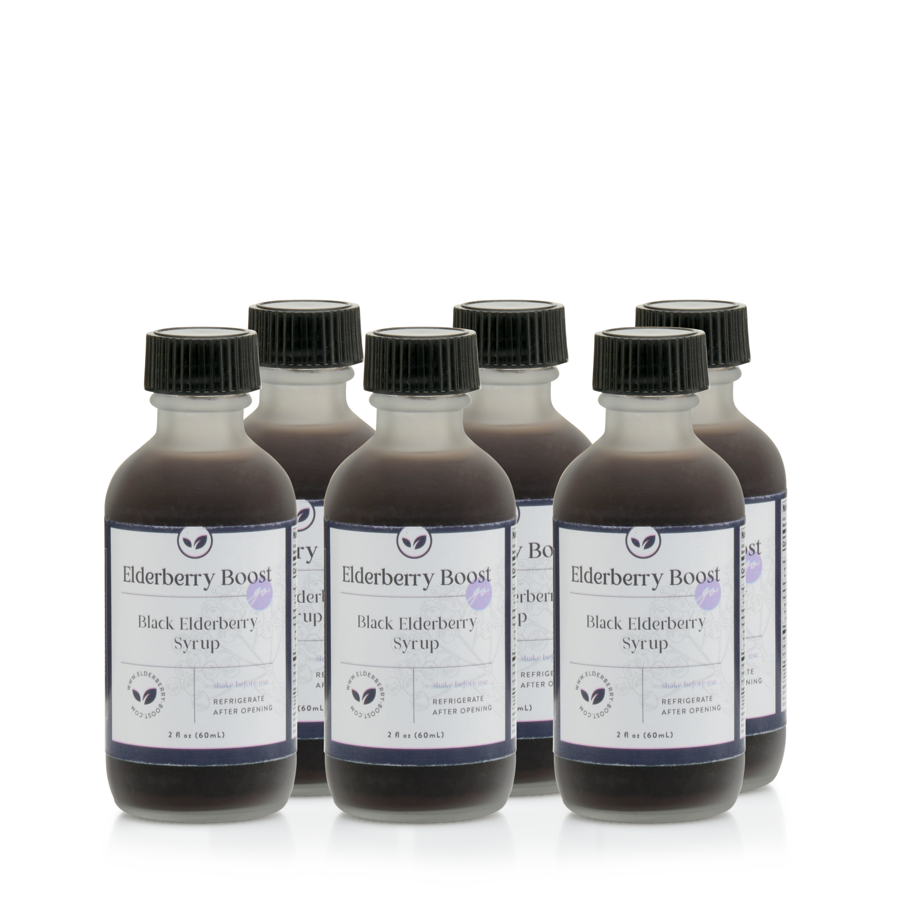 Elderberry Go! 2 oz Travel Size Jars - 6 Pack-0