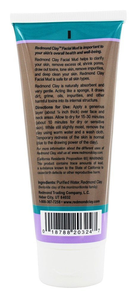 Redmond Clay Facial Mud (4 Oz)-1
