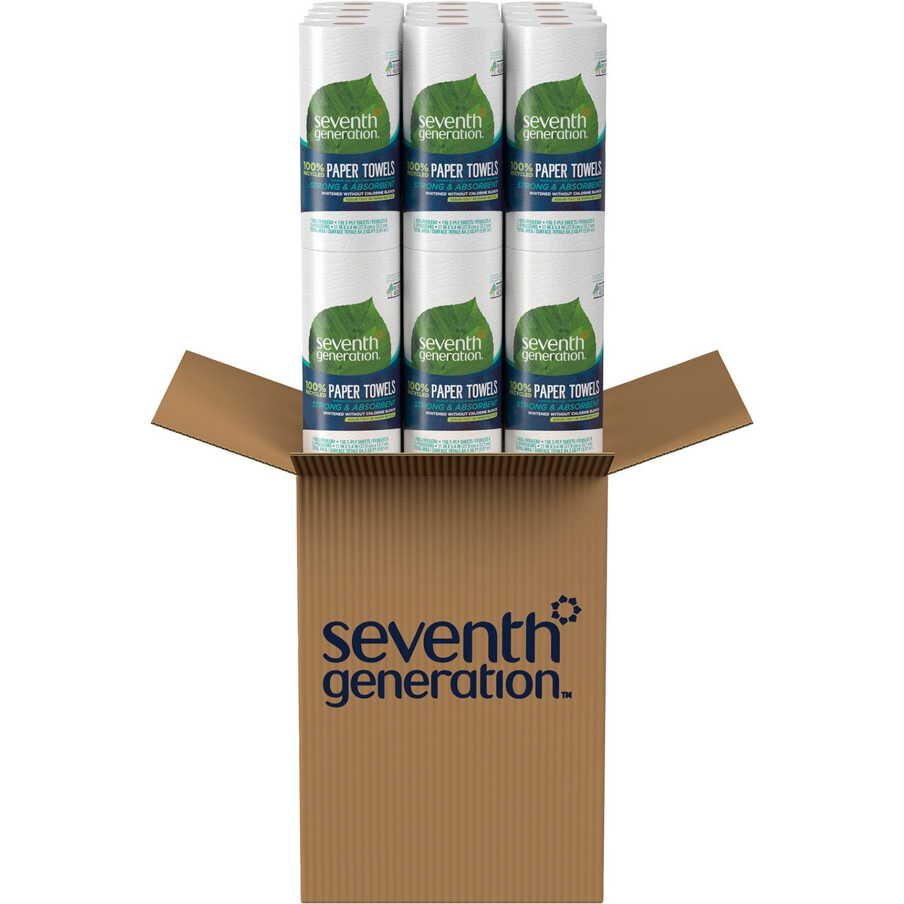 Seventh Generation Paper Towels,100% Recycled,156Shts (24x156 CT)-2