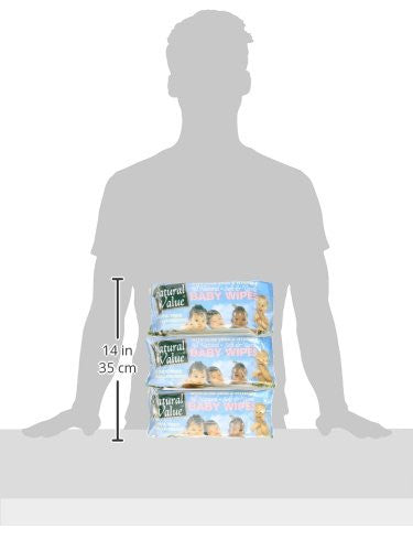 Natural Value Baby Wipe Refill (12x80 CT)-3