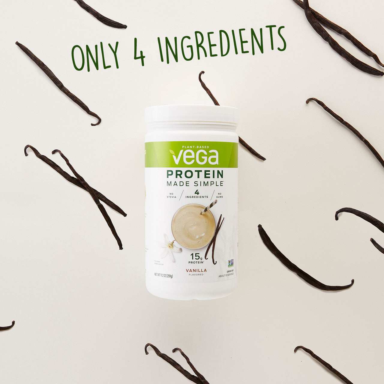 VEGA PRTN DRINK MIX VAN ( 1 X 9.2 OZ )-2