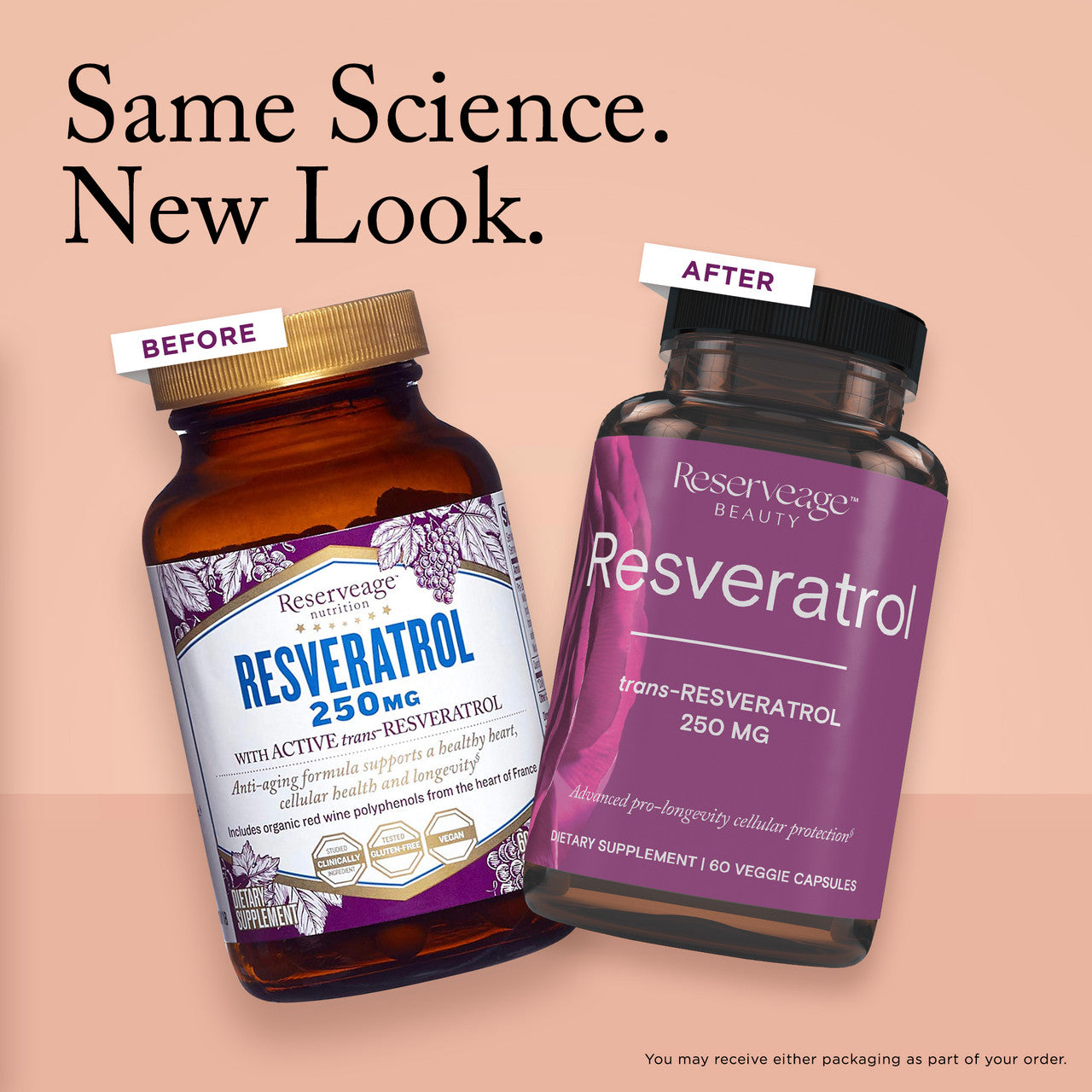 RSRVEAGE RESVERATROL 250 (1x60.00)-1