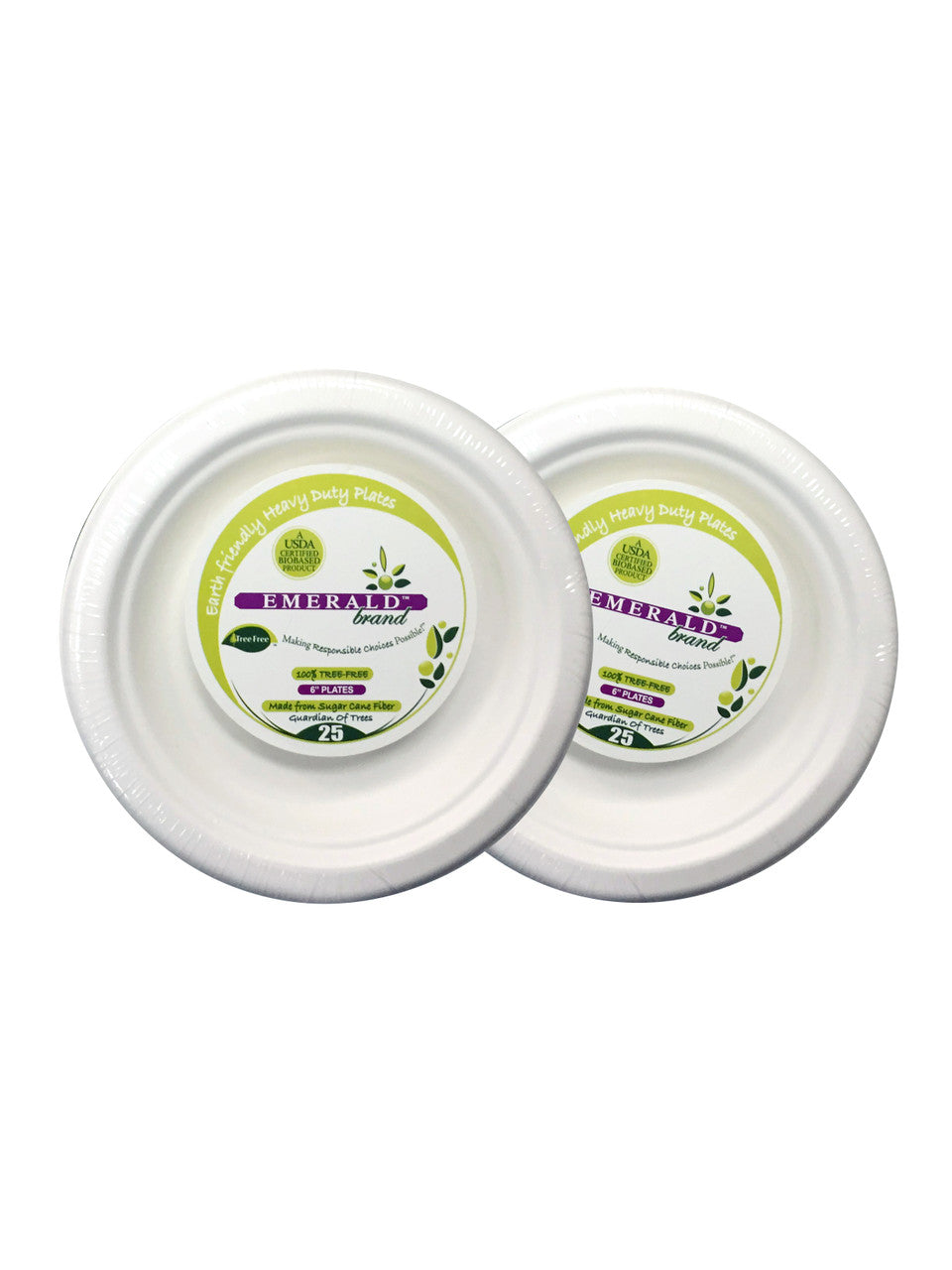 EMRLD PLATE ROUND 6 IN ( 20 X 25 CT   )-0