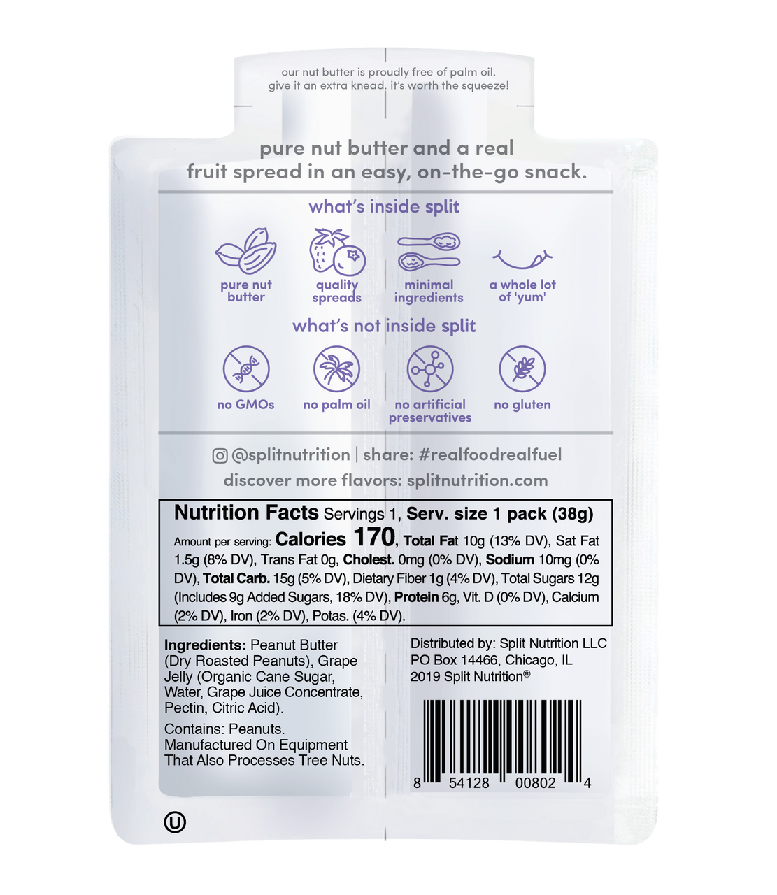 SPLITNUT PBTR & GRAPE (10x1.34)-1