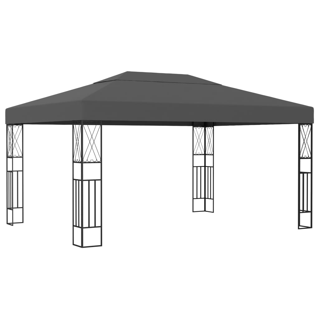 vidaXL Gazebo Fabric Sunshade Canopy Shelter Garden Tent Multi Colors/Sizes-9