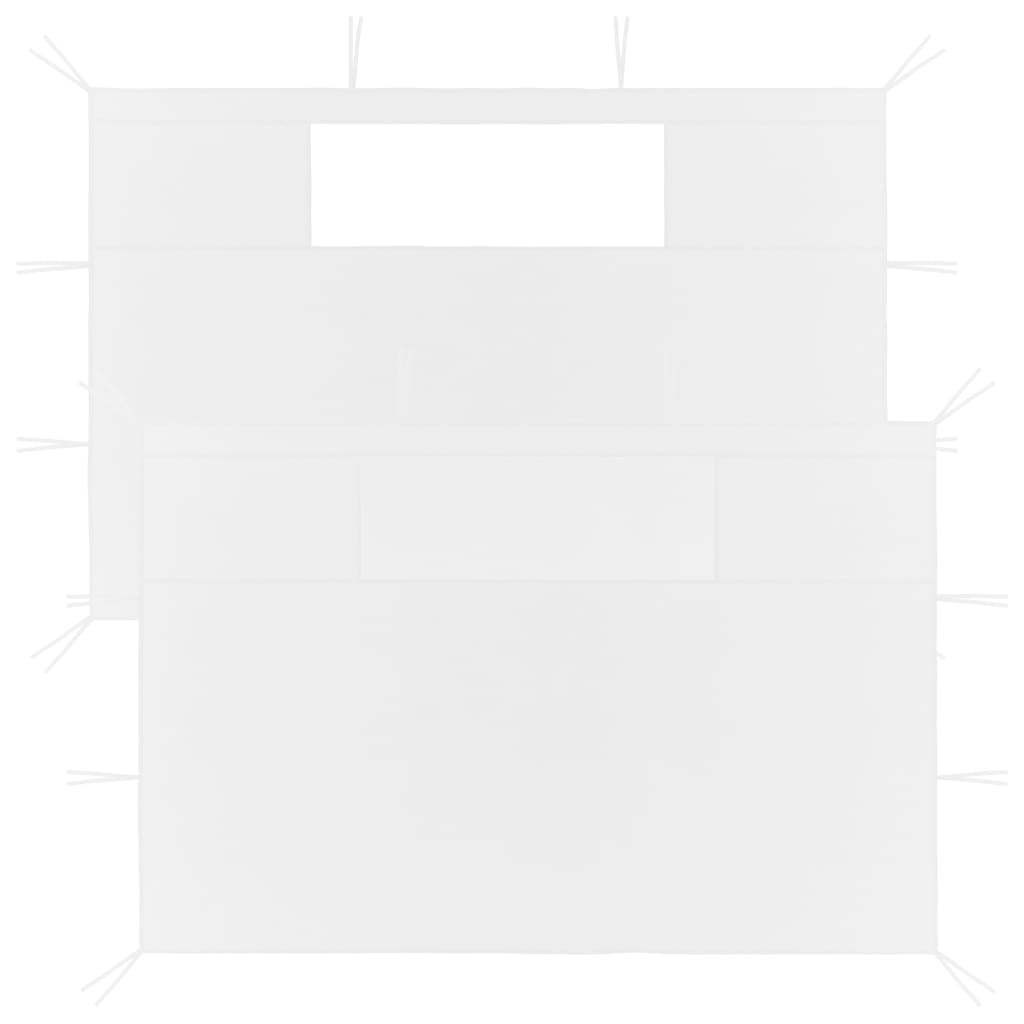 vidaXL 2x Gazebo Sidewalls with Windows Multi Colors 177.1"x82.7"/78.7"x82.7"-2