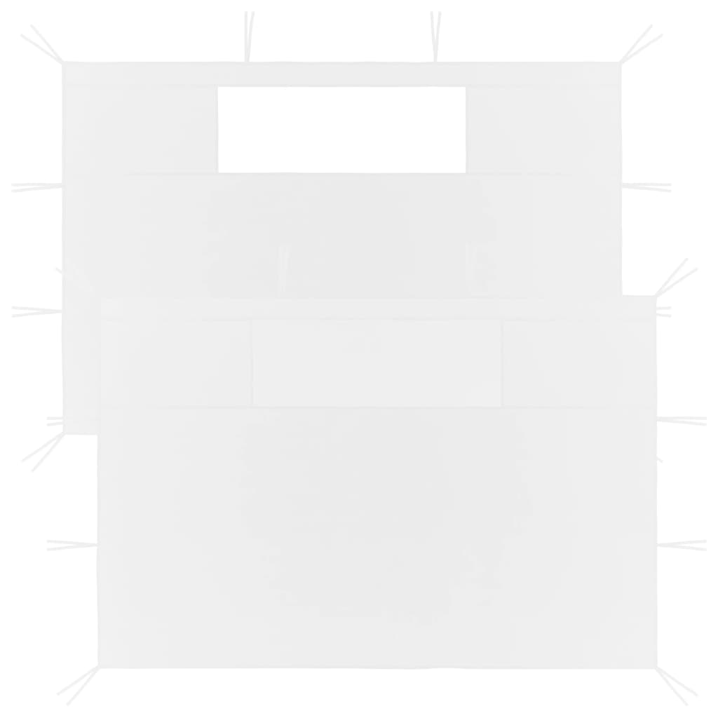 vidaXL 2x Gazebo Sidewalls with Windows Multi Colors 177.1"x82.7"/78.7"x82.7"-14