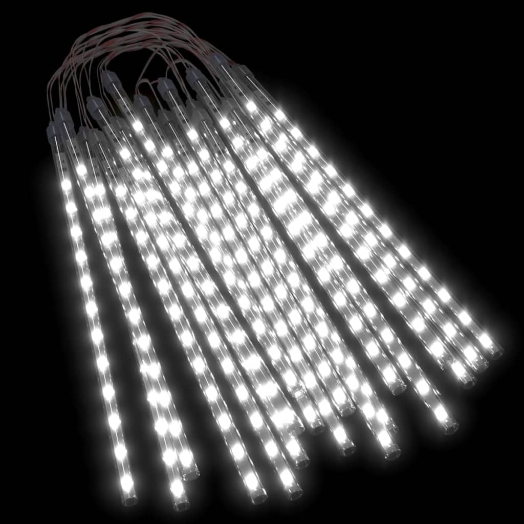vidaXL 1/8/20x Meteor Lights 288 LEDs Indoor Outdoor Multi Colors 11.8"/19.7"-3