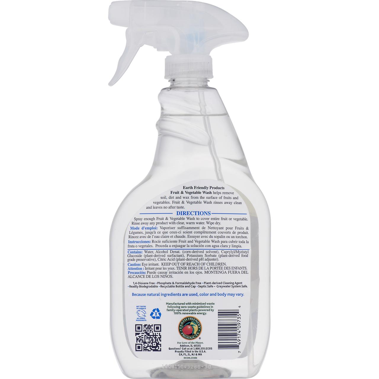 ECOS SPRY FRT VEGI WASH ( 6 X 22 OZ   )-2