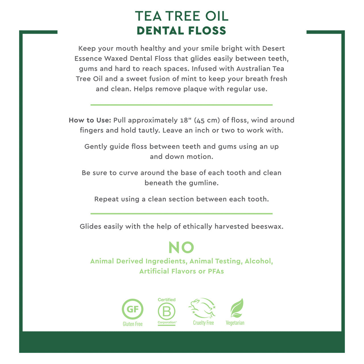 Desert Essence Dental Floss (6x50 YD)-4