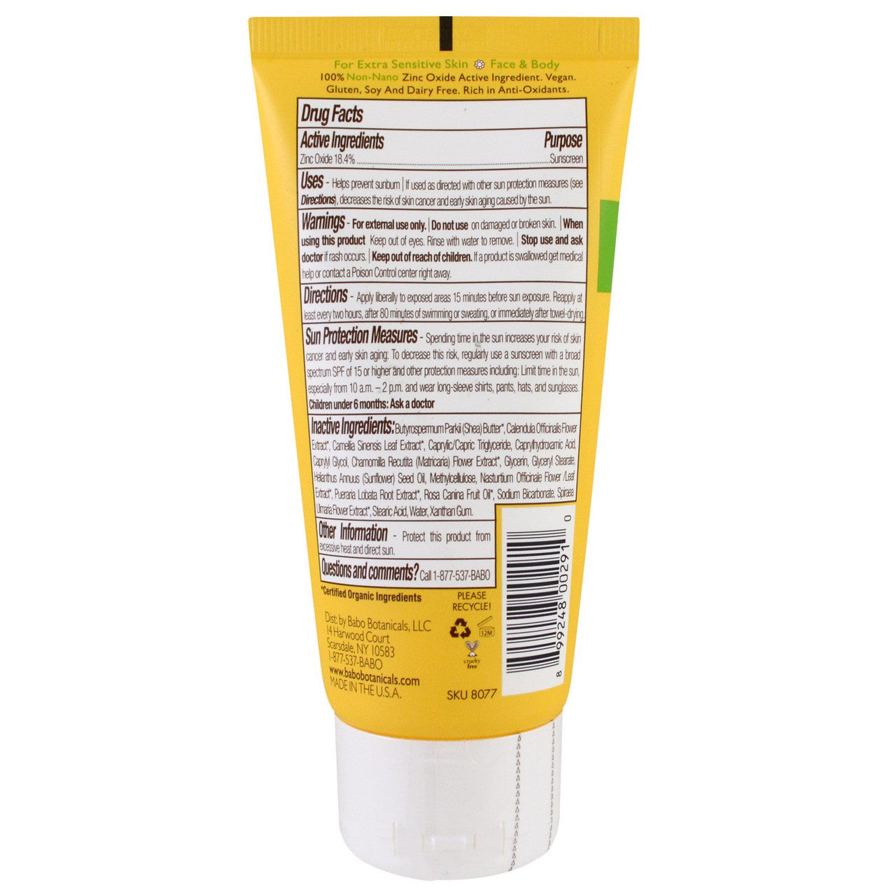 BAB SNSCRN CLR ZINC 30 ( 1 X 3 OZ   )-1