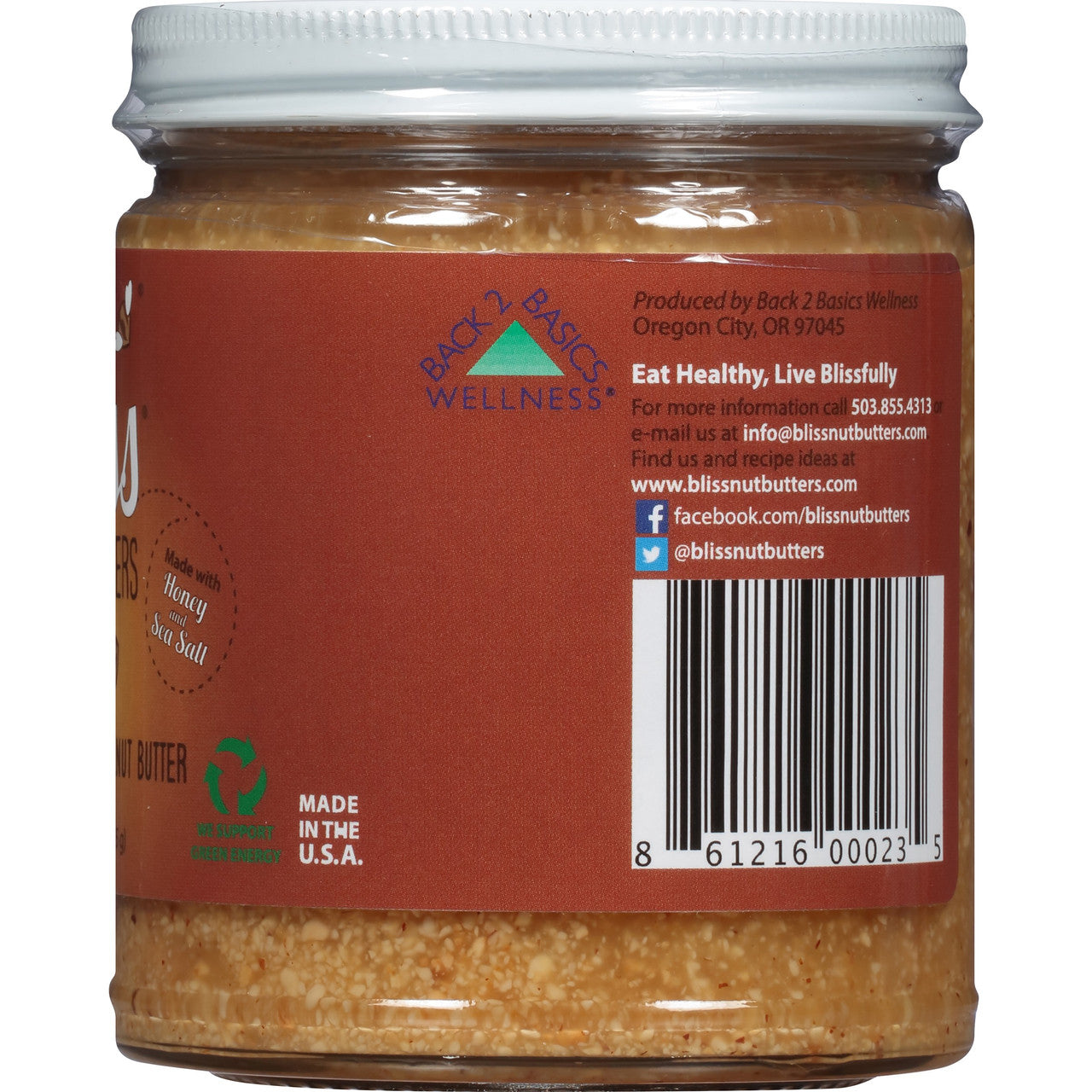 Bliss Hazelnut Butter (6x9 OZ)-1