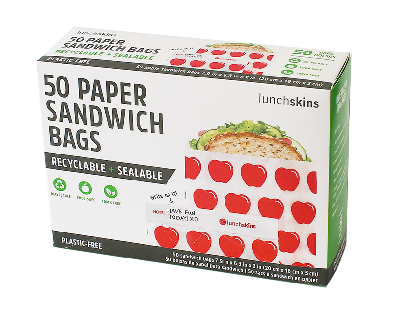 LSKIN SNDWCH BAG,PPR,RED ( 12 X 50 CT   )-0