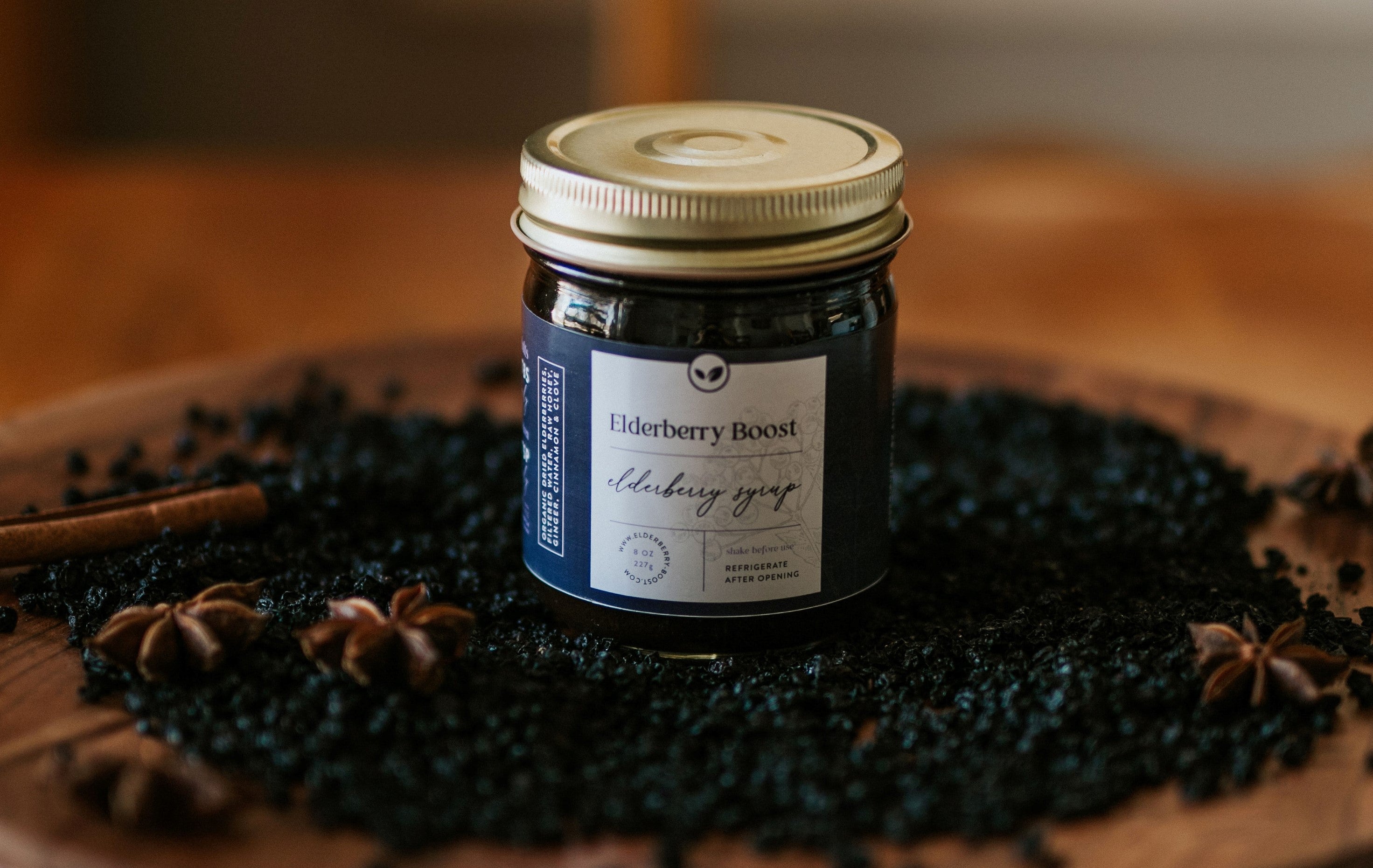 Organic Elderberry Boost (8 oz)-1