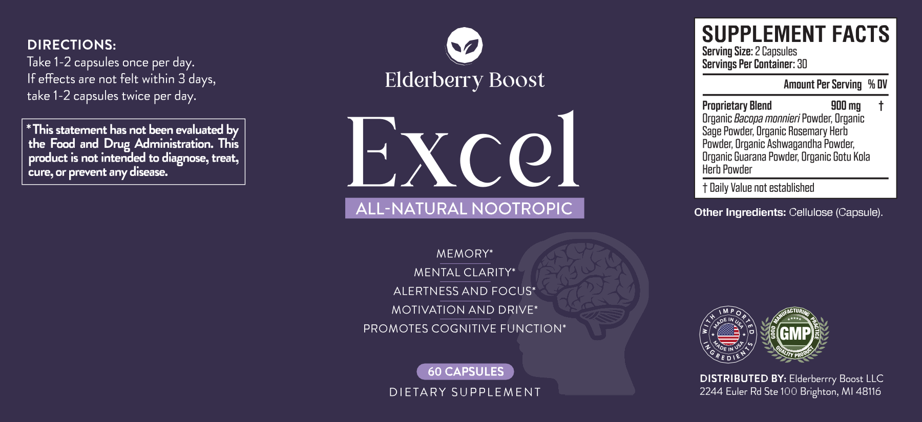 Excel - All-Natural Nootropic-1