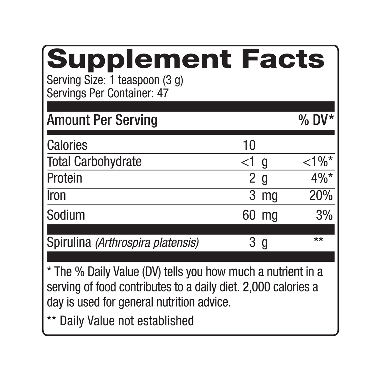 Nutrex Hawaii Spirulina Powder (1x5 Oz)-2