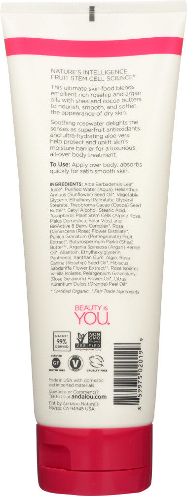 Andalou Naturals Body Lotion, 1000 Roses (8 OZ)-2