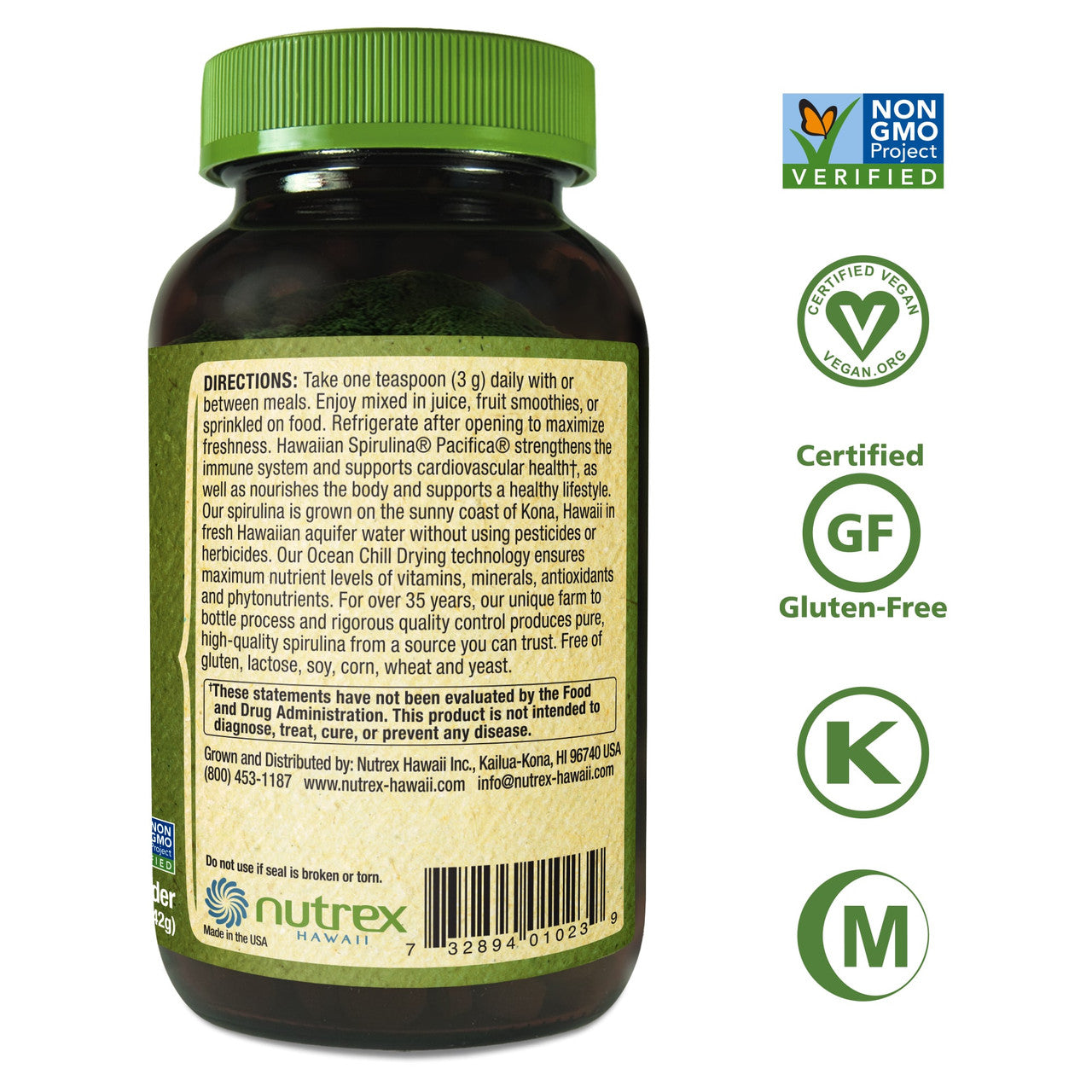 Nutrex Hawaii Spirulina Powder (1x5 Oz)-1