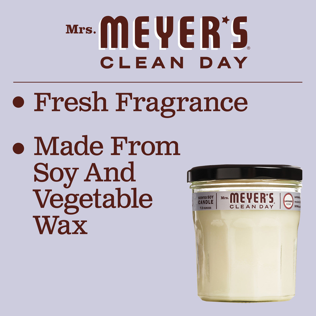 Meyers Lavender Soy Candle (6x7.2 Oz)-4