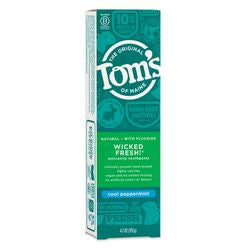 Tom's Of Maine Wicked Fresh! Peppermint Toothpaste (6x4.7 Oz)-0