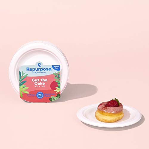 Repurpose Compostable Bagasse Plates 6 In (24X20 Ct)-2